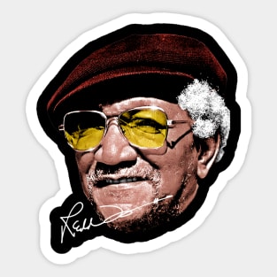 Redd Foxx Face Retro Sticker